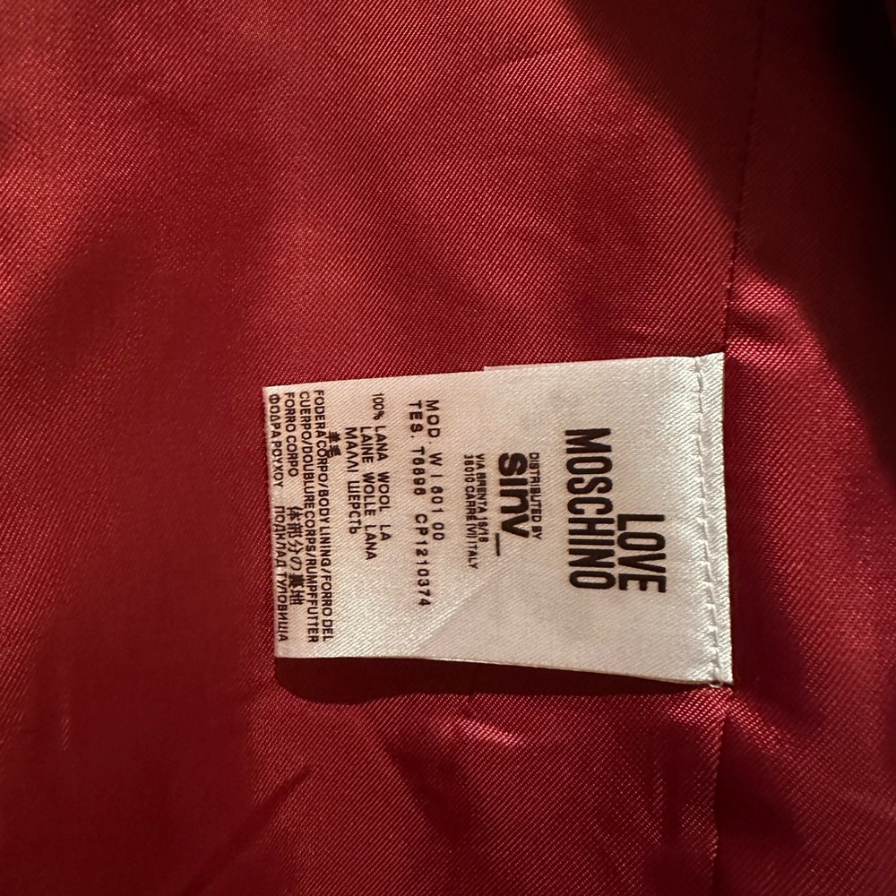 Vintage Moschino Blazer Size 6 - Picture 4 of 4